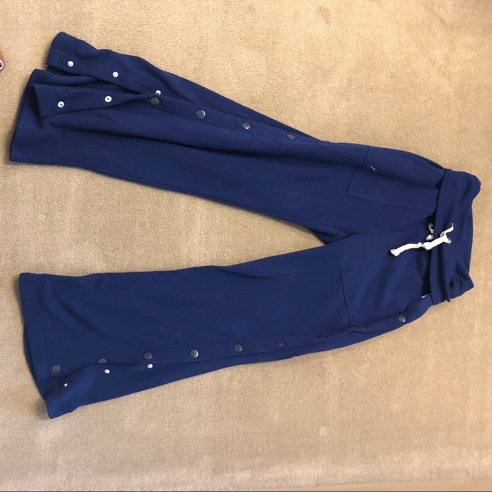 Free People Movement Flare Sweatpants w side snaps